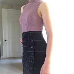 ❌SOLD❌ Lavender Ribbed Bodysuit